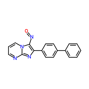 2-[1,1-聯(lián)苯]-4-基-3-亞硝基-咪唑并[1,2-a]嘧啶結(jié)構(gòu)式_64656-08-2結(jié)構(gòu)式