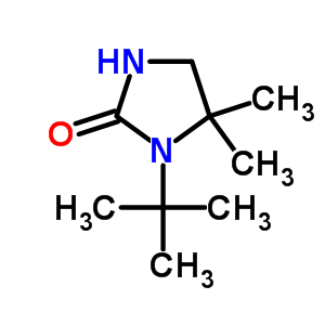 1-(1,1-二甲基乙基)-5,5-二甲基-2-咪唑啉酮結(jié)構(gòu)式_64942-56-9結(jié)構(gòu)式