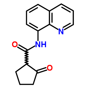 2-氧代-n-喹啉-8-基-環(huán)戊烷-1-羧酰胺結構式_66262-71-3結構式