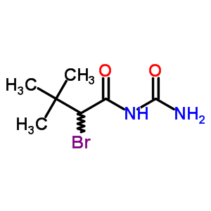 Butanamide,n-(aminocarbonyl)-2-bromo-3,3-dimethyl-Structure,6632-50-4Structure Butanamide,n-(aminocarbonyl)-2-bromo-3,3-dimethyl- Structure,6632-50-4Structure
