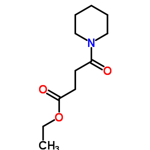 4-氧代-4-(1-哌啶)丁酸乙酯結構式_6942-15-0結構式