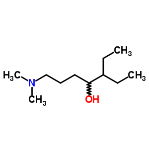 4-Heptanol, 1-(dimethylamino)-5-ethyl-Structure,69727-20-4Structure 4-Heptanol, 1-(dimethylamino)-5-ethyl- Structure,69727-20-4Structure