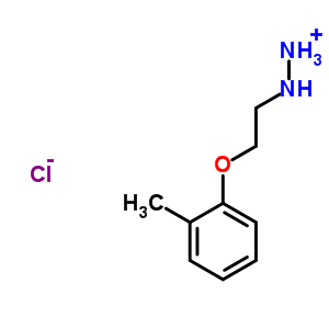 1-(2-(鄰甲苯氧基)乙基)肼結(jié)構(gòu)式_69781-93-7結(jié)構(gòu)式