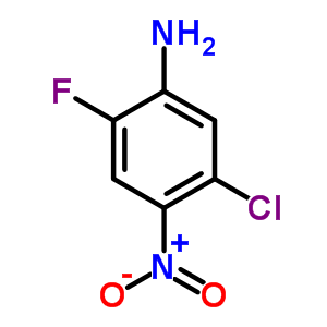 Benzenamine, 5-chloro-2-fluoro-4-nitro-Structure,704-11-0Structure Benzenamine, 5-chloro-2-fluoro-4-nitro- Structure,704-11-0Structure
