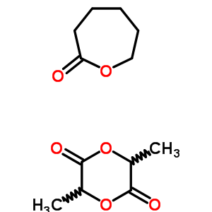 丙交酯-己內(nèi)酯共聚物結(jié)構(gòu)式_70524-20-8結(jié)構(gòu)式