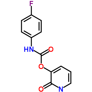 (2-氧代-1H-吡啶-3-基) n-(4-氟苯基)氨基甲酸酯結(jié)構(gòu)式_71848-08-3結(jié)構(gòu)式