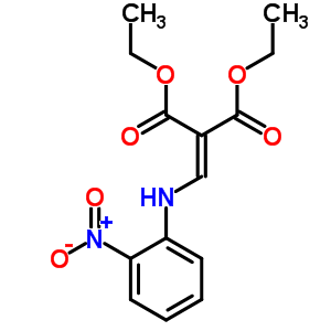 Diethyl 2-((2-nitrophenylamino)methylene)malonateStructure,7255-58-5Structure Diethyl 2-((2-nitrophenylamino)methylene)malonate Structure,7255-58-5Structure
