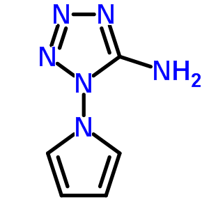 1H-tetrazol-5-amine,1-(1h-pyrrol-1-yl)-(9ci)Structure,73188-35-9Structure 1H-tetrazol-5-amine,1-(1h-pyrrol-1-yl)-(9ci) Structure,73188-35-9Structure