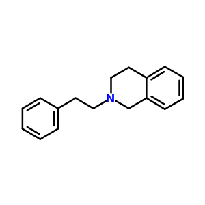 異喹啉, 1,2,3,4-四氫-2-(2-苯基乙基)鹽酸鹽 (1:1)結(jié)構(gòu)式_7467-63-2結(jié)構(gòu)式