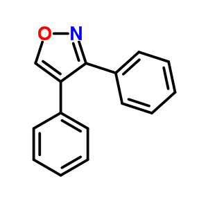 Isoxazole, 3,4-diphenyl-Structure,7467-78-9Structure Isoxazole, 3,4-diphenyl- Structure,7467-78-9Structure