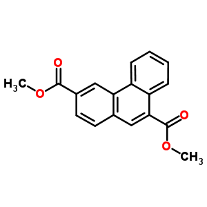 菲-3,9-二羧酸二甲酯結(jié)構(gòu)式_7473-78-1結(jié)構(gòu)式