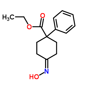 Ethyl 4-hydroxyimino-1-phenyl-cyclohexane-1-carboxylateStructure,7475-62-9Structure Ethyl 4-hydroxyimino-1-phenyl-cyclohexane-1-carboxylate Structure,7475-62-9Structure