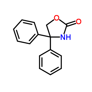 4,4-二苯基-2-噁唑烷酮結構式_7480-33-3結構式