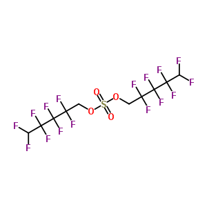 Bis(2,2,3,3,4,4,5,5-octafluoropentyl) sulfateStructure,755-37-3Structure Bis(2,2,3,3,4,4,5,5-octafluoropentyl) sulfate Structure,755-37-3Structure