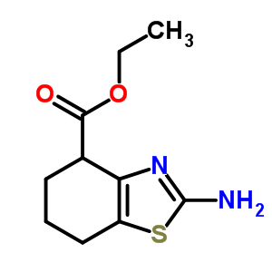 2-Amino-4,5,6,7-tetrahydro-4-benzothiazolecarboxylic acid ethyl esterStructure,76263-11-1Structure 2-Amino-4,5,6,7-tetrahydro-4-benzothiazolecarboxylic acid ethyl ester Structure,76263-11-1Structure