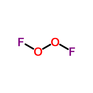 Dioxygen difluoride Structure,7783-44-0Structure