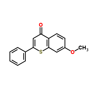 4H-1-benzothiopyran-4-one, 7-methoxy-2-phenyl-Structure,789-78-6Structure 4H-1-benzothiopyran-4-one, 7-methoxy-2-phenyl- Structure,789-78-6Structure