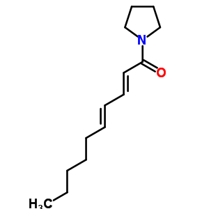 (2E,4e)-1-(pyrrolidin-1-yl)deca-2,4-dien-1-oneStructure,78910-33-5Structure (2E,4e)-1-(pyrrolidin-1-yl)deca-2,4-dien-1-one Structure,78910-33-5Structure