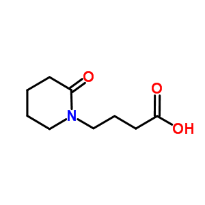 4-(2-氧代哌啶-1-基)丁酸結(jié)構(gòu)式_82360-26-7結(jié)構(gòu)式