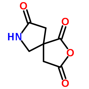 2-噁-7-氮雜螺[4.4]壬烷-1,3,8-三酮結構式_82379-09-7結構式