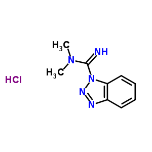N,n-dimethyl-1h-benzotriazole-1-carboximidamide monohydrochlorideStructure,827042-23-9Structure N,n-dimethyl-1h-benzotriazole-1-carboximidamide monohydrochloride Structure,827042-23-9Structure