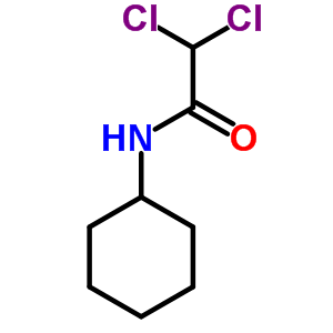 Acetamide,2,2-dichloro-n-cyclohexyl-Structure,828-03-5Structure Acetamide,2,2-dichloro-n-cyclohexyl- Structure,828-03-5Structure