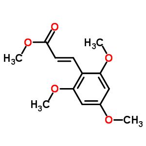(2E)-3-(2,4,6-三甲氧基苯基)-2-丙酸甲酯結(jié)構式_847646-83-7結(jié)構式