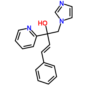 1-(1H-咪唑-1-基)-4-苯基-2-(2-吡啶)-3-丁烯-2-醇結(jié)構(gòu)式_847670-65-9結(jié)構(gòu)式