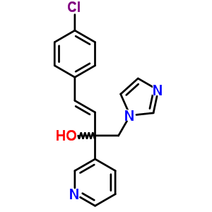 (3E)-4-(4-氯苯基)-1-(1H-咪唑-1-基)-2-吡啶-3-基-3-丁烯-2-醇結(jié)構(gòu)式_847670-71-7結(jié)構(gòu)式