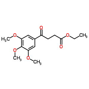 Ethyl 4-(3,4,5-trimethoxyphenyl)-4-oxobutanoateStructure,856811-67-1Structure Ethyl 4-(3,4,5-trimethoxyphenyl)-4-oxobutanoate Structure,856811-67-1Structure