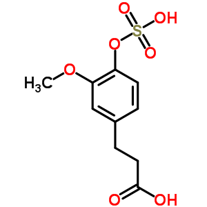 Dihydro ferulic acid 4-o-sulfate sodium saltStructure,86321-33-7Structure Dihydro ferulic acid 4-o-sulfate sodium salt Structure,86321-33-7Structure