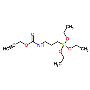 O-(炔丙基氧基)-N-(三乙氧基甲硅烷基丙基)UR乙烷結構式_870987-68-1結構式