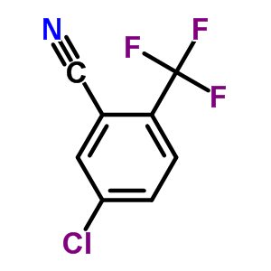 5-Chloro-2-(trifluoromethyl)benzonitrileStructure,89223-58-5Structure 5-Chloro-2-(trifluoromethyl)benzonitrile Structure,89223-58-5Structure