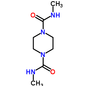 1,4-Piperazinedicarboxamide, n1,n4-dimethyl-Structure,90222-47-2Structure 1,4-Piperazinedicarboxamide, n1,n4-dimethyl- Structure,90222-47-2Structure