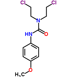 Urea, 1,1-bis(2-chloroethyl)-3-(p-methoxyphenyl)-Structure,92167-94-7Structure Urea, 1,1-bis(2-chloroethyl)-3-(p-methoxyphenyl)- Structure,92167-94-7Structure