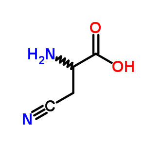 Alanine, 3-cyano-Structure,923-01-3Structure Alanine, 3-cyano- Structure,923-01-3Structure