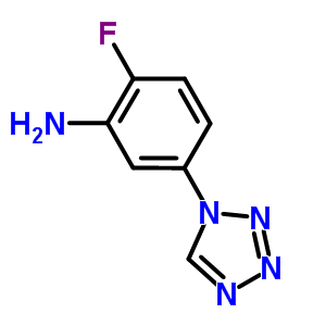 2-Fluoro-5-(1h-tetrazol-1-yl)benzenamineStructure,924871-22-7Structure 2-Fluoro-5-(1h-tetrazol-1-yl)benzenamine Structure,924871-22-7Structure