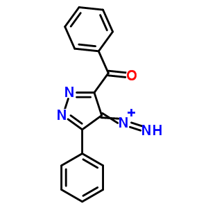 Methanone,(4-diazo-5-phenyl-4h-pyrazol-3-yl)phenyl-Structure,92792-56-8Structure Methanone,(4-diazo-5-phenyl-4h-pyrazol-3-yl)phenyl- Structure,92792-56-8Structure