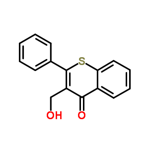 4H-1-benzothiopyran-4-one,3-(hydroxymethyl)-2-phenyl-Structure,93367-37-4Structure 4H-1-benzothiopyran-4-one,3-(hydroxymethyl)-2-phenyl- Structure,93367-37-4Structure